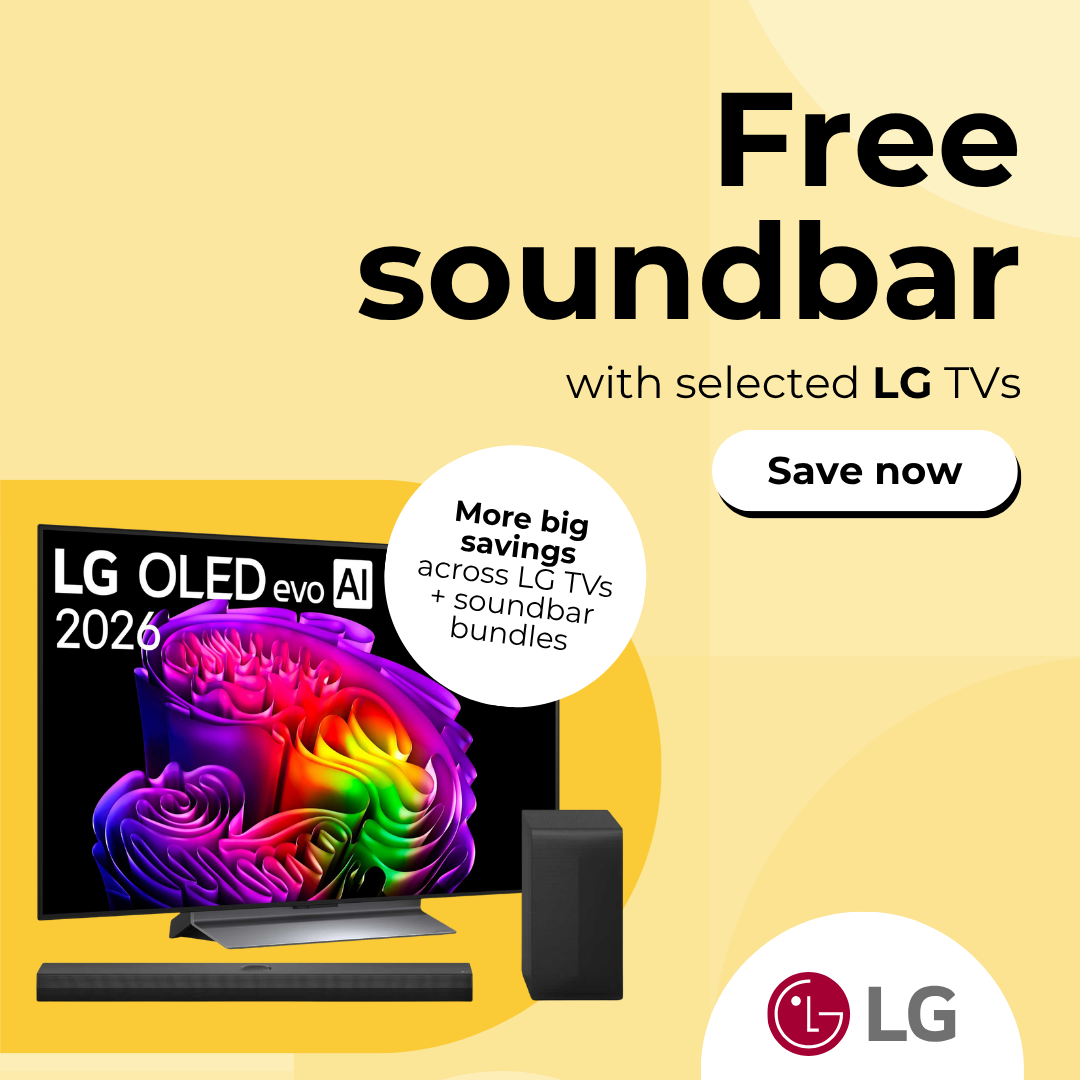 Free soundbar with selected LG TVs